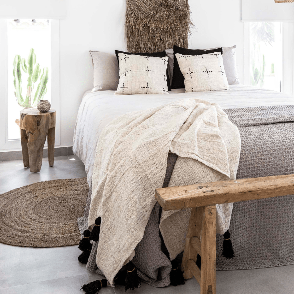 Zoco Home Furniture/Chair Teak Stool