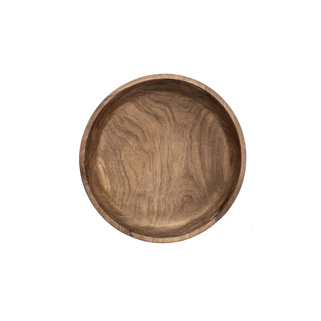 Zoco Home Teak Wooden Bowl | 30x10cm