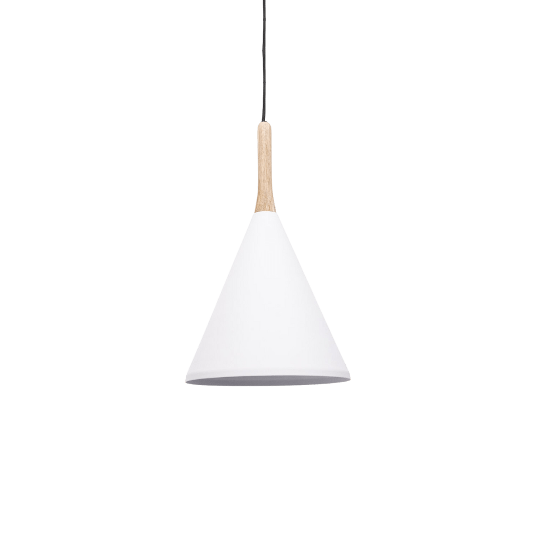 Zoco Home Triangle Hanging Lamp | White 25x42cm
