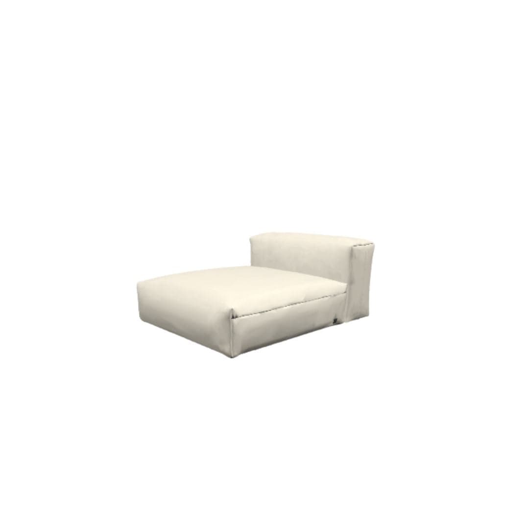 Zoco Home Outdoor/Sofa/Modular Vetsak One Seater Outdoor Sofa | Pique Cream