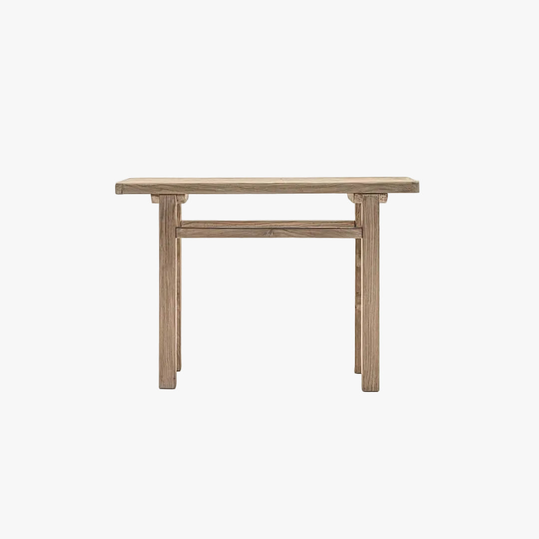 Zoco Home mesamesa de madera de olmo vintage