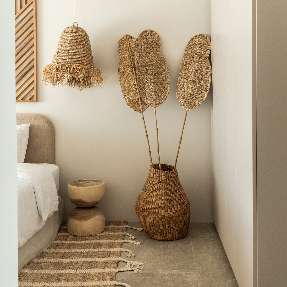 Zoco Home | Blumentopf aus Wasserhyazinthe | 68 cm