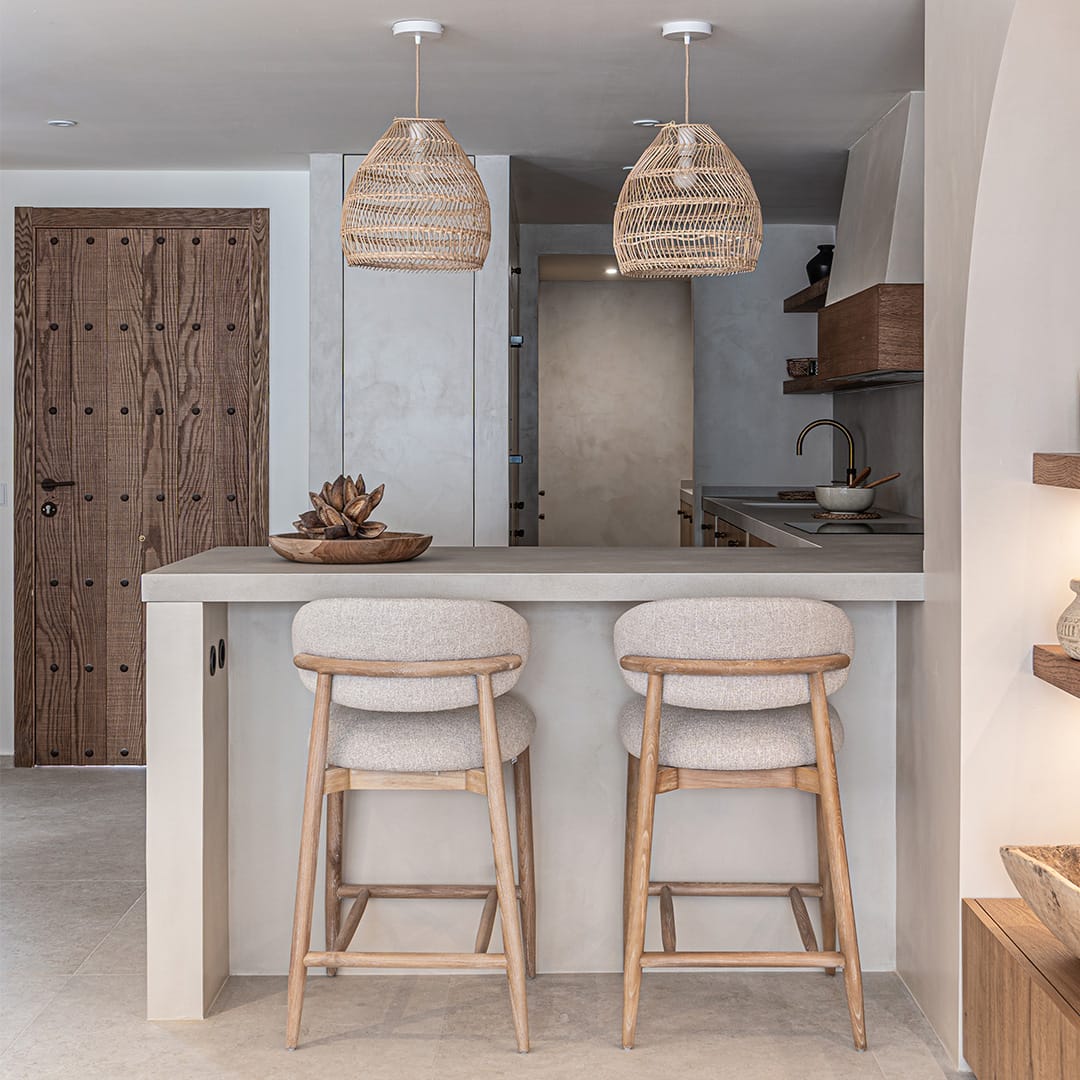 Zoco Home Wickie-lampenkap naturel | Ø36 cm