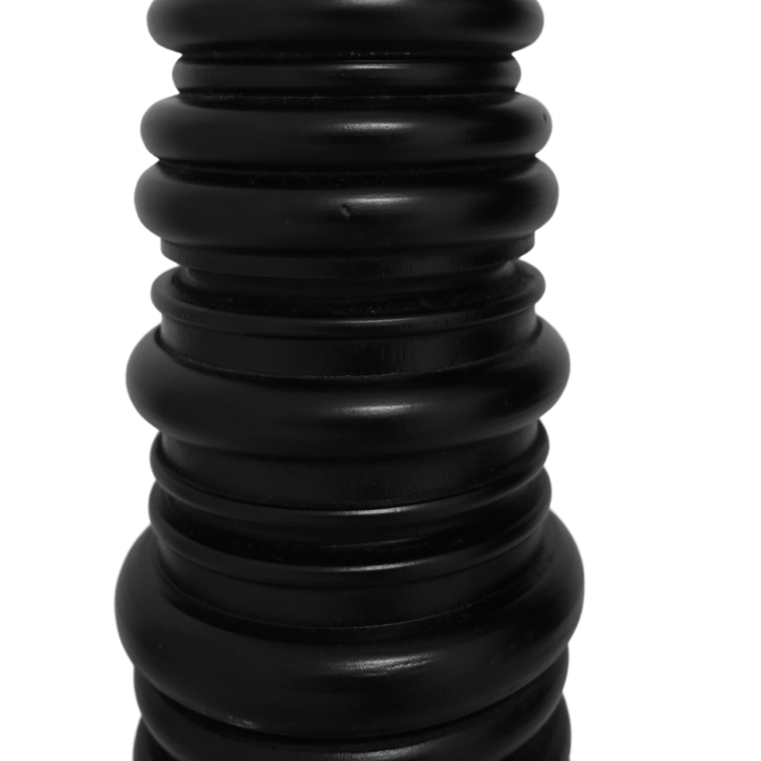 Zoco Home Decor/Accessories Wooden Candle Holder | Black 20x60cm