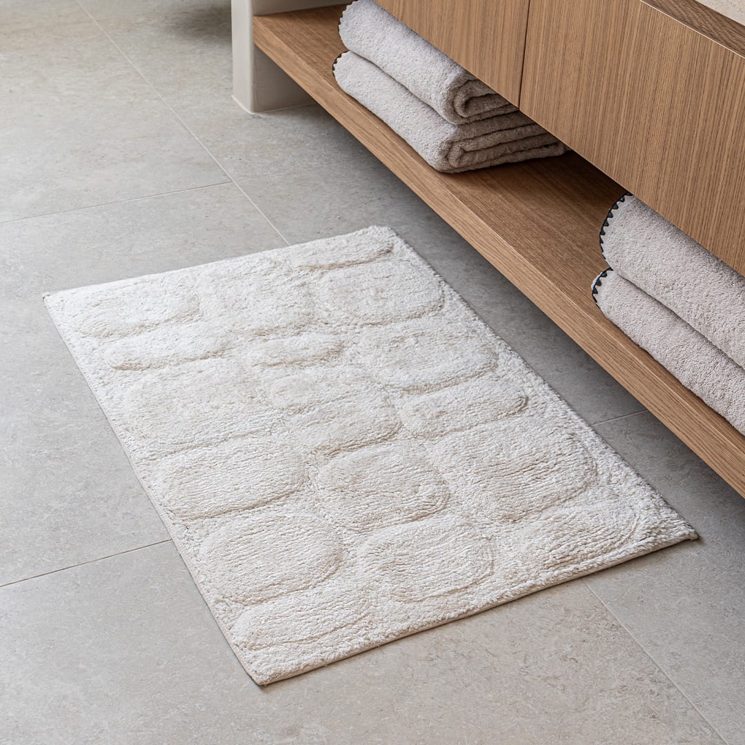 Zoco Home Tappetino da bagno in cotone Zarzis | 60x90 cm