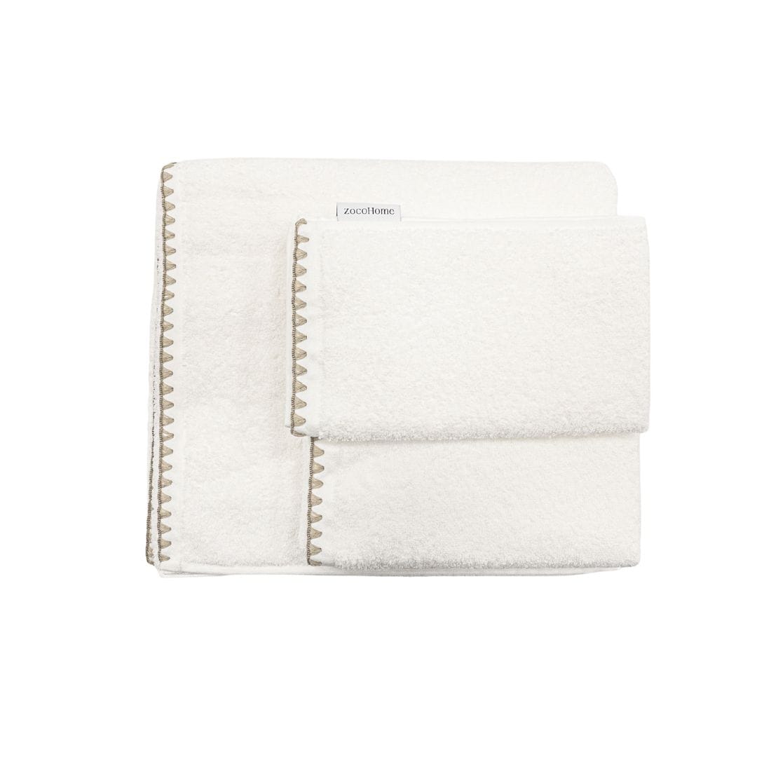 Zoco Home Toalla Zen | Blanca