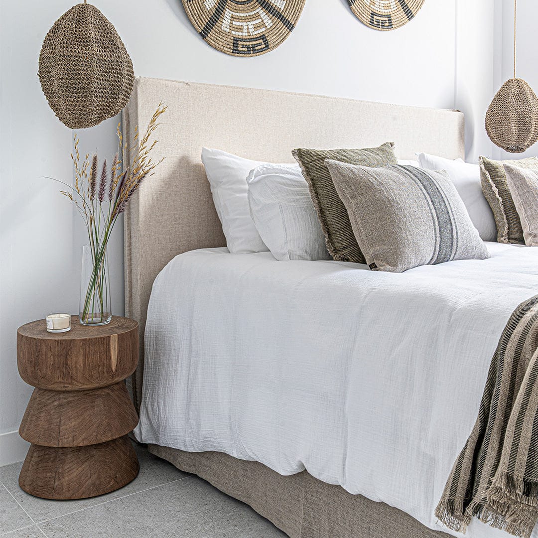 Zoco Home Outdoor/Chair/Stool Zigzag Stool | Natural 35x45cm