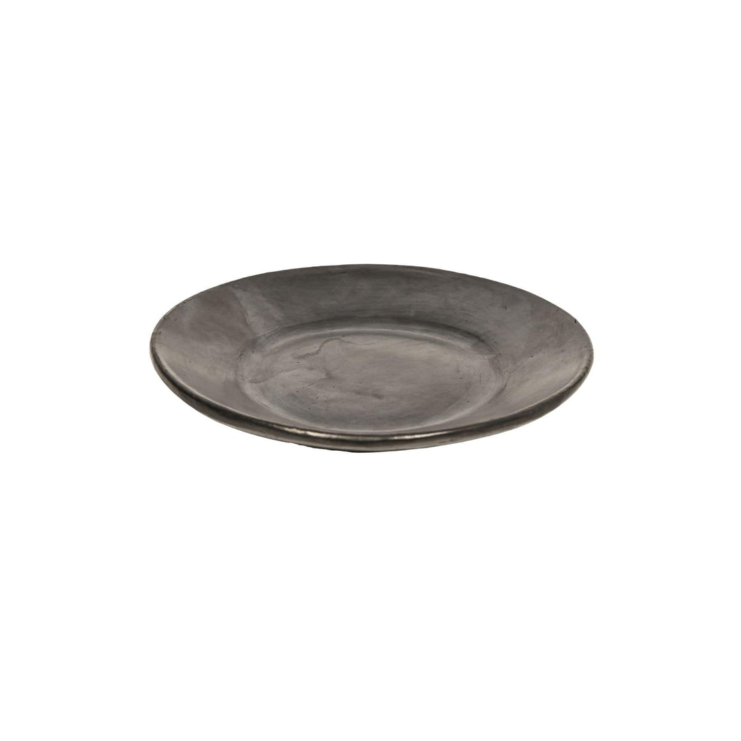 Zoco Home Clay Flat Plate | Black 24.5cm
