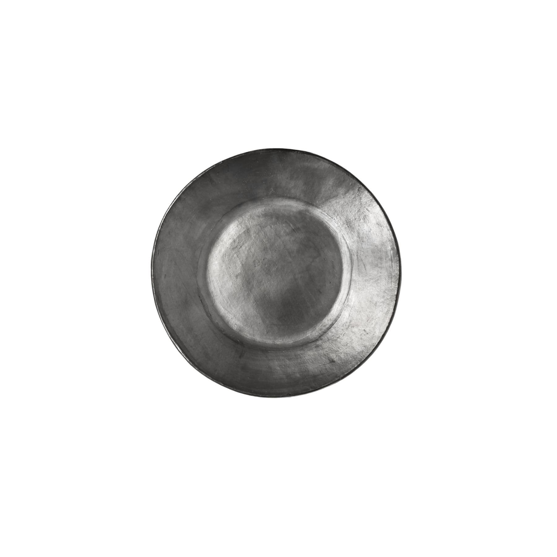 Zoco Home Clay Flat Plate | Black 24.5cm