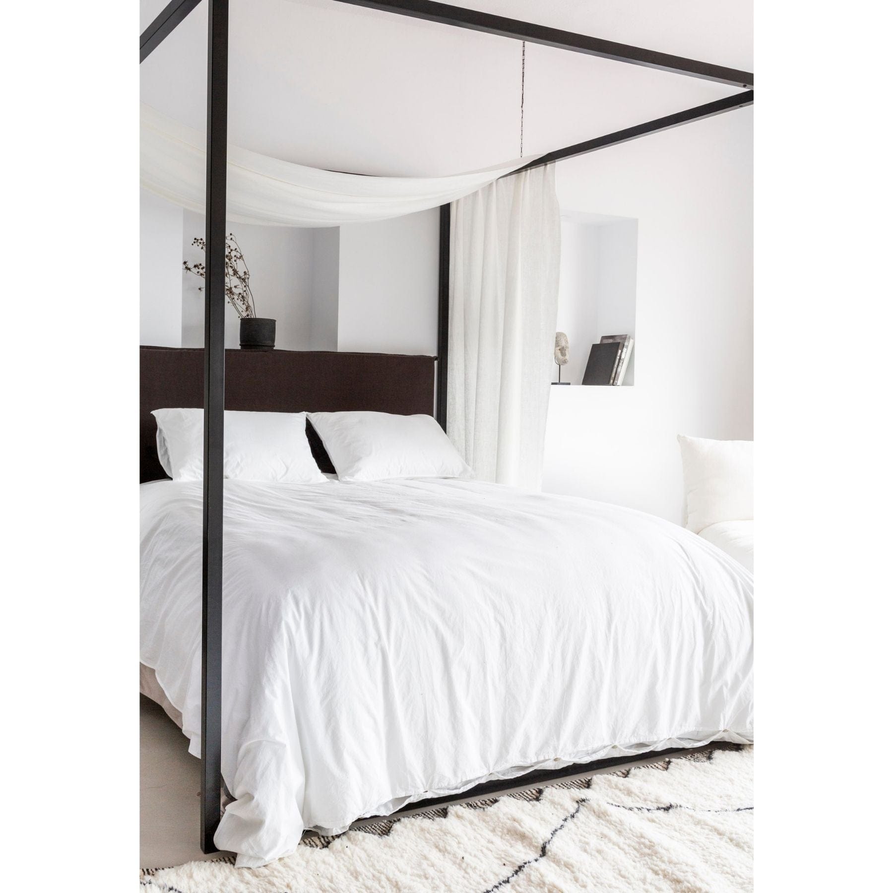 Zoco Home Beddings Cotton Duvet Cover | White