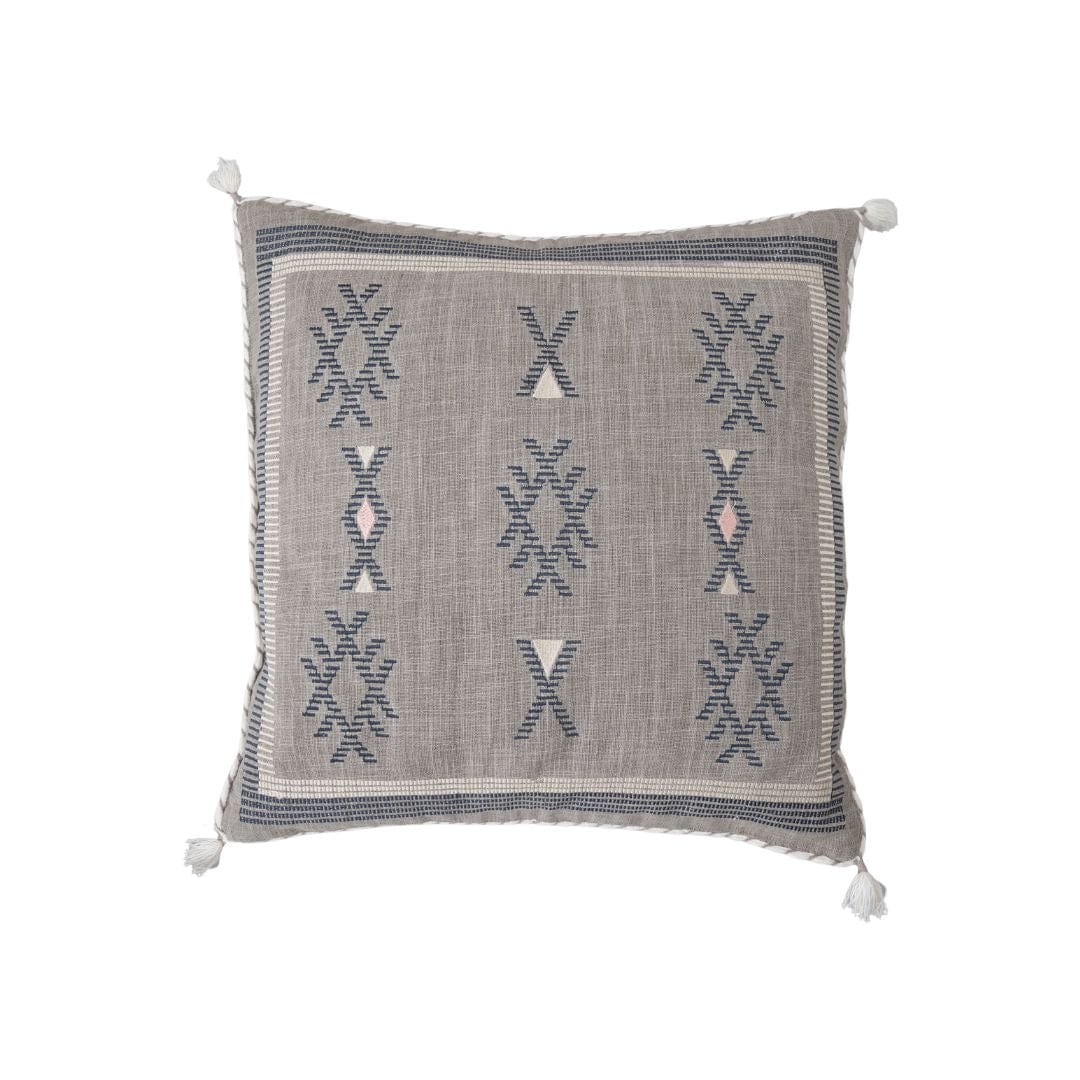 Zoco Home Cushion Handwoven Cushion Cover | Grey 50x50cm