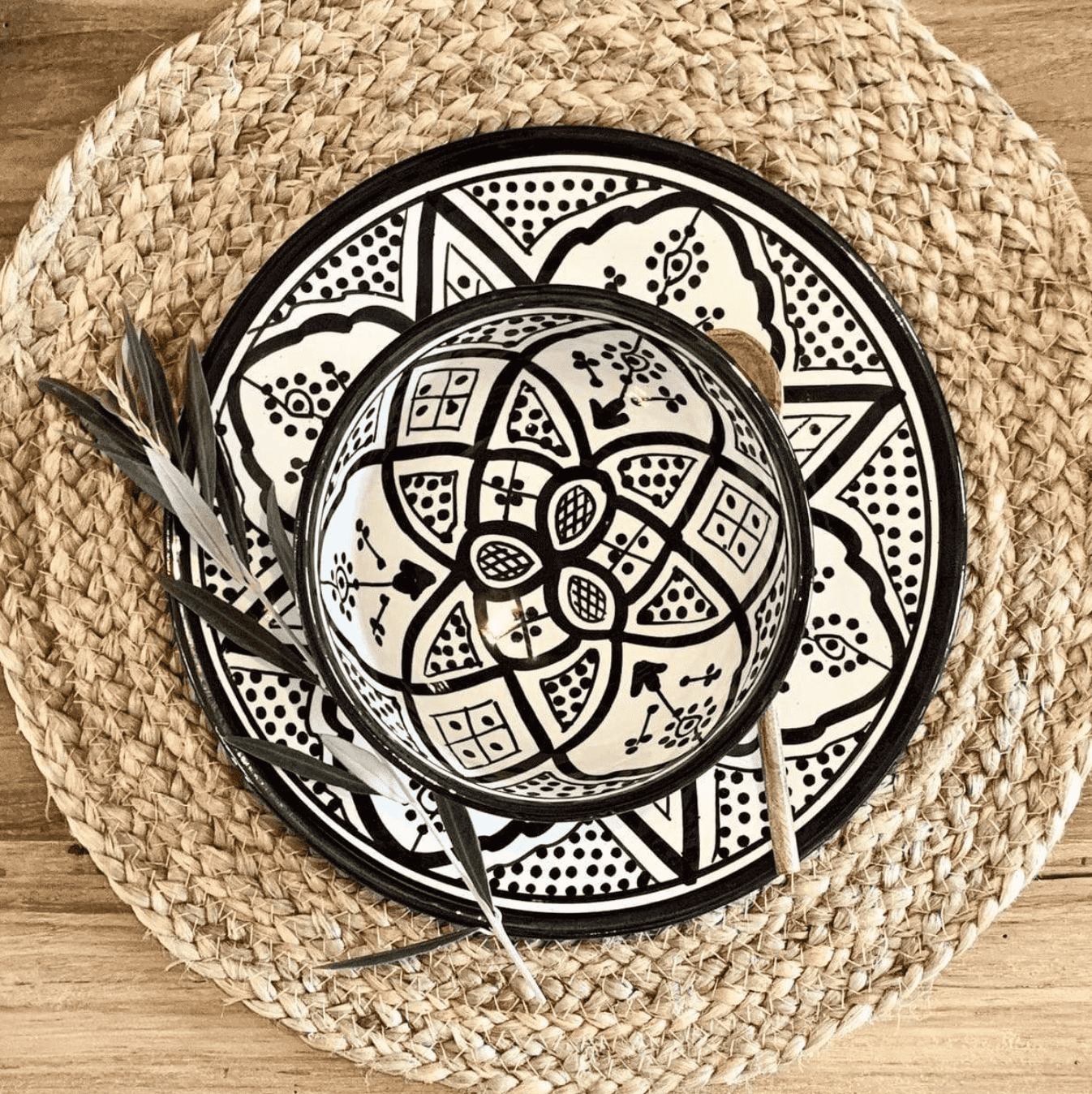 Jute Table Mat | Natural 38cm