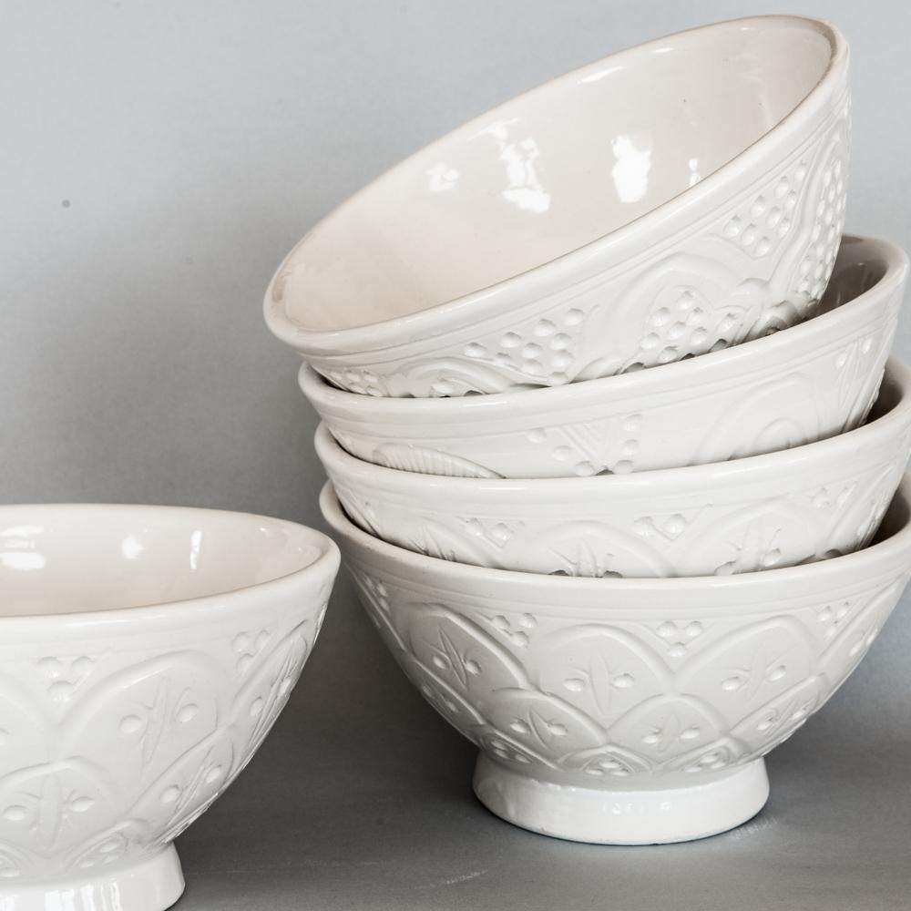 Ceramic bowl, white,16cm - Zoco Home