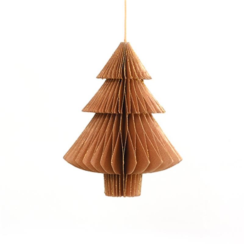 Zoco Home Honeycombe Christmas Tree | Gold 12.5cm