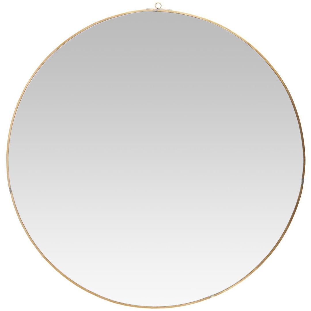 Zoco Home Iron Round mirror | Brass 60cm