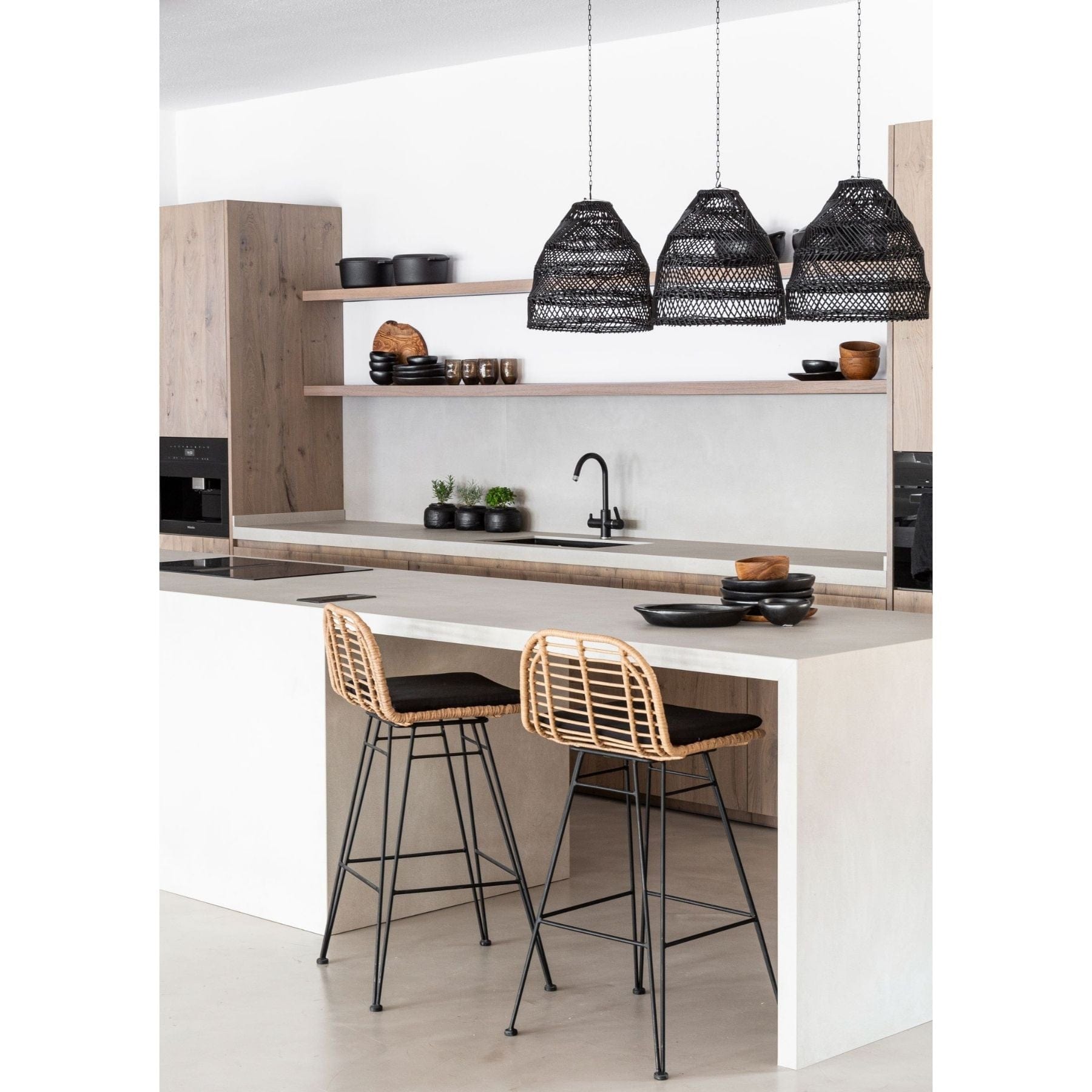 Zoco Home bar stool Jaipur Bar Stool | Black