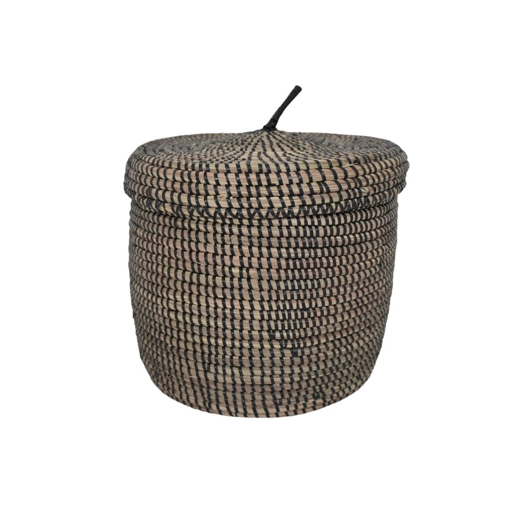 Zoco Home Kindia Basket Set of 3 | Natural/Black
