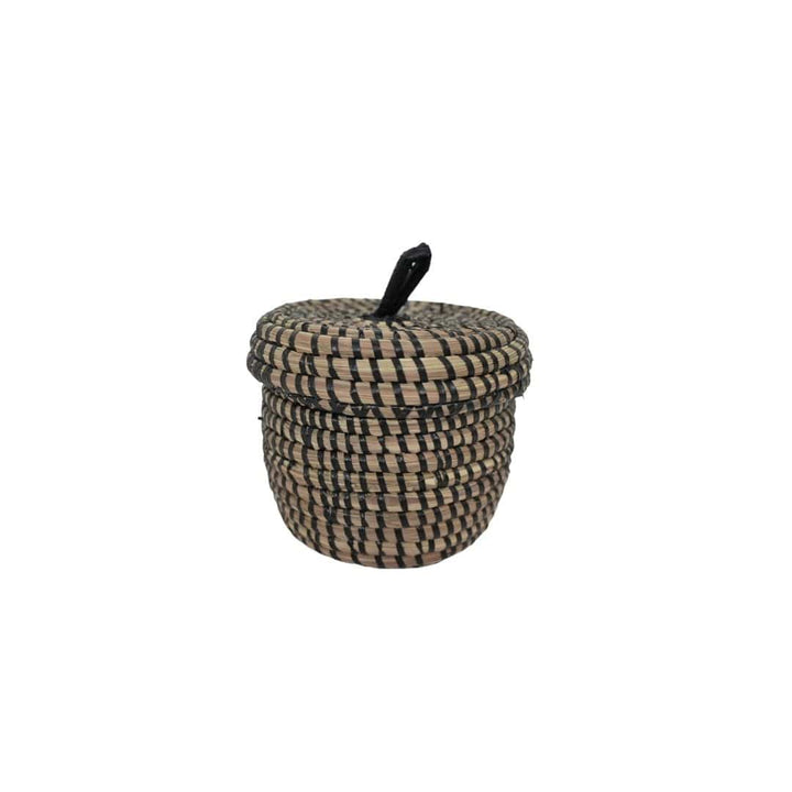 Zoco Home Kindia Basket Set of 3 | Natural/Black