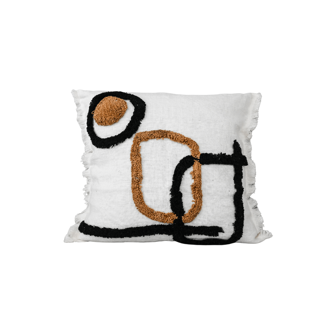 Zoco Home Textile Linen/Cotton Cushion Cover | Ivory 45x45cm