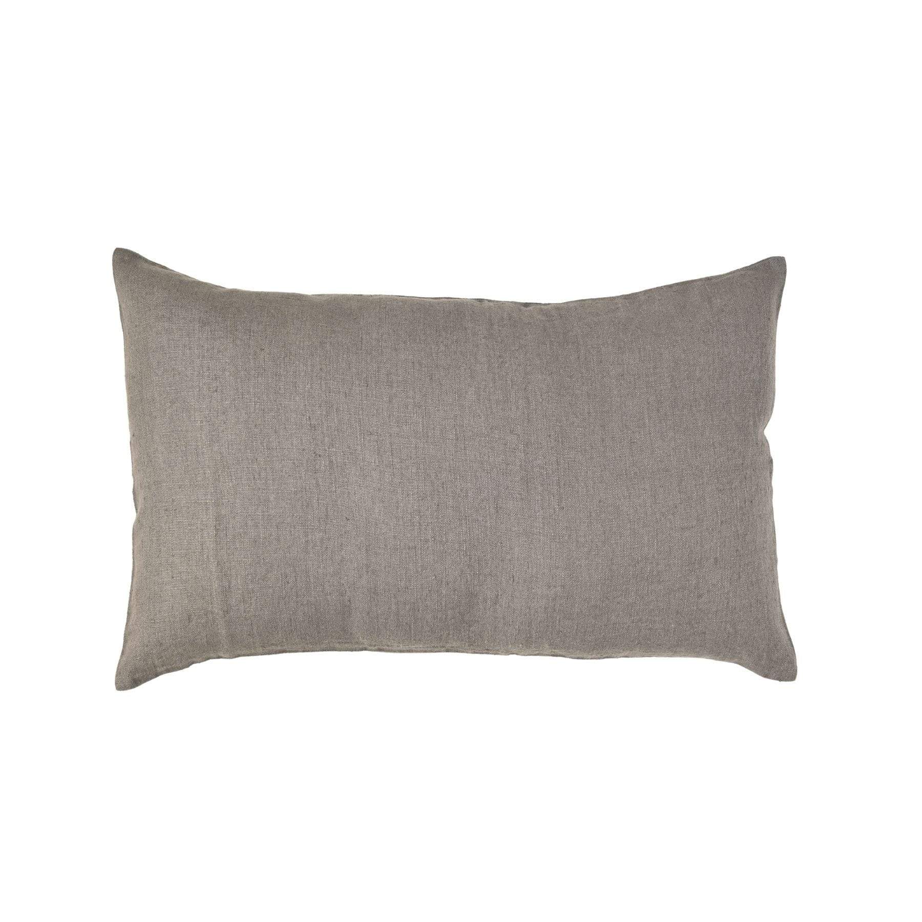 Zoco Home Linen Pillow | Stonewashed Granit | 40x60cm