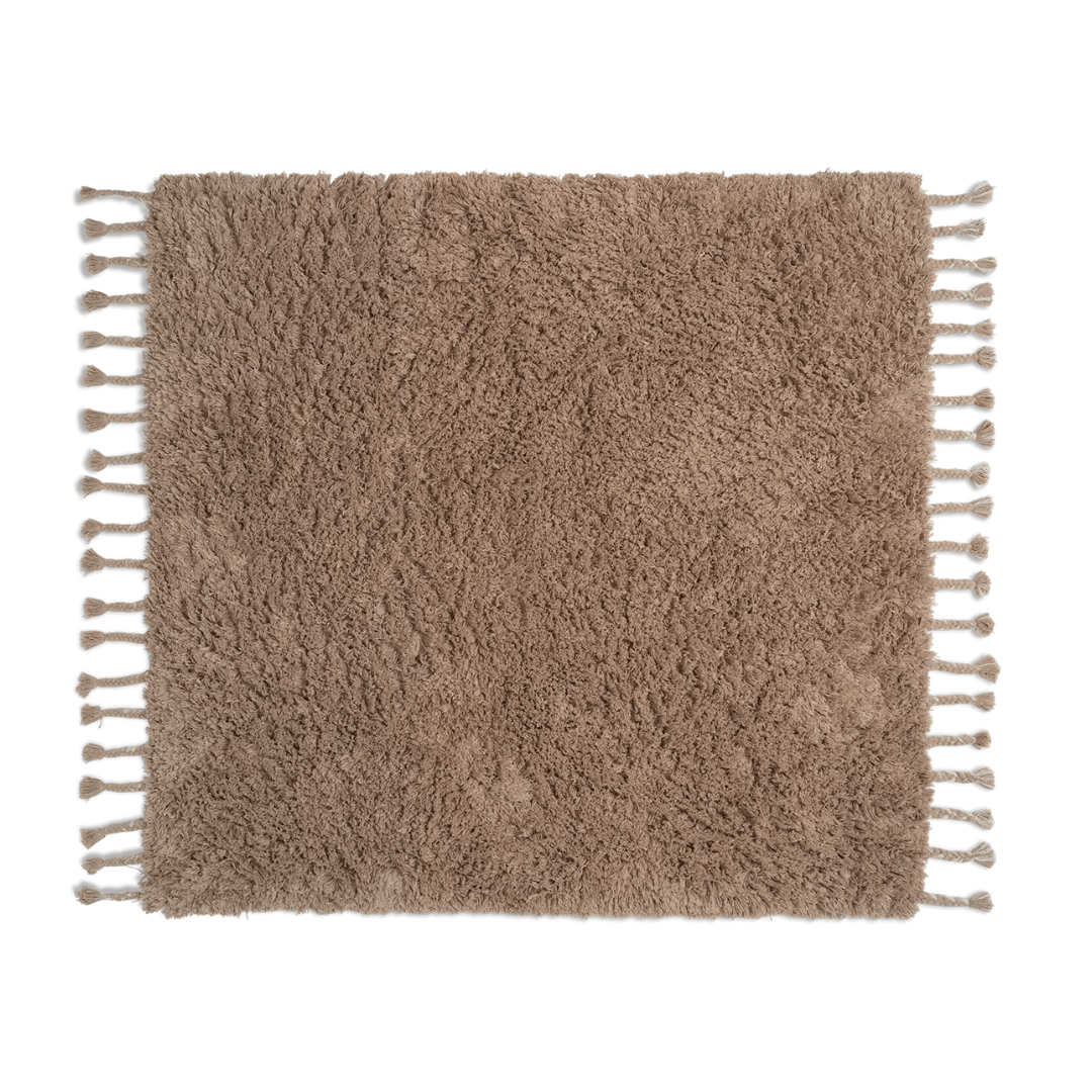 Zoco Home Long pile rug | Sand 140x140cm