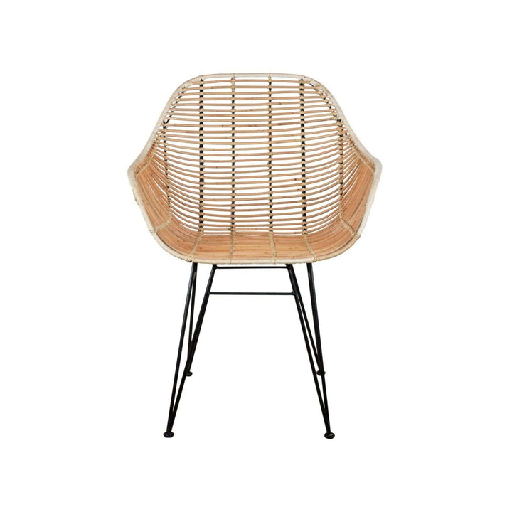 Zoco Home Furniture Rattan Bucket Chair | Natural 64.5x54x45.5/88.5 cm