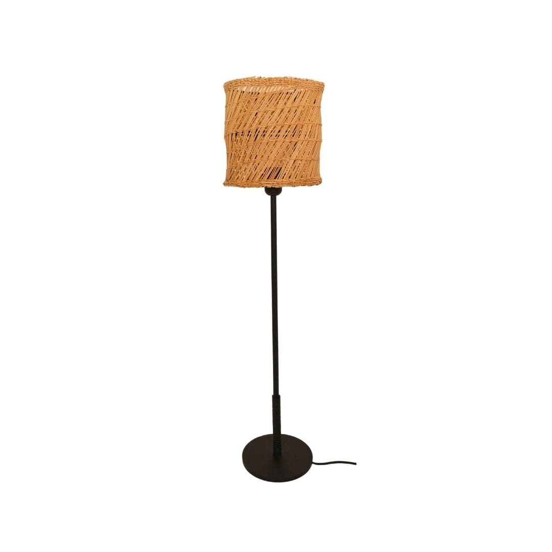 Zoco Home Shezad Table Lamp | Natural/Black 17x66cm