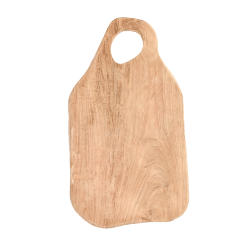 Teak Cutting Board - Abstract  | 40cm