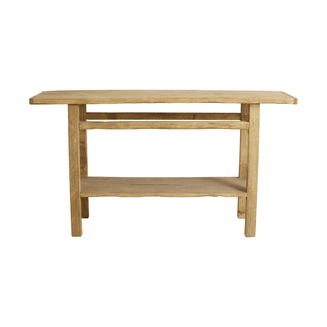 Elm wood console online table