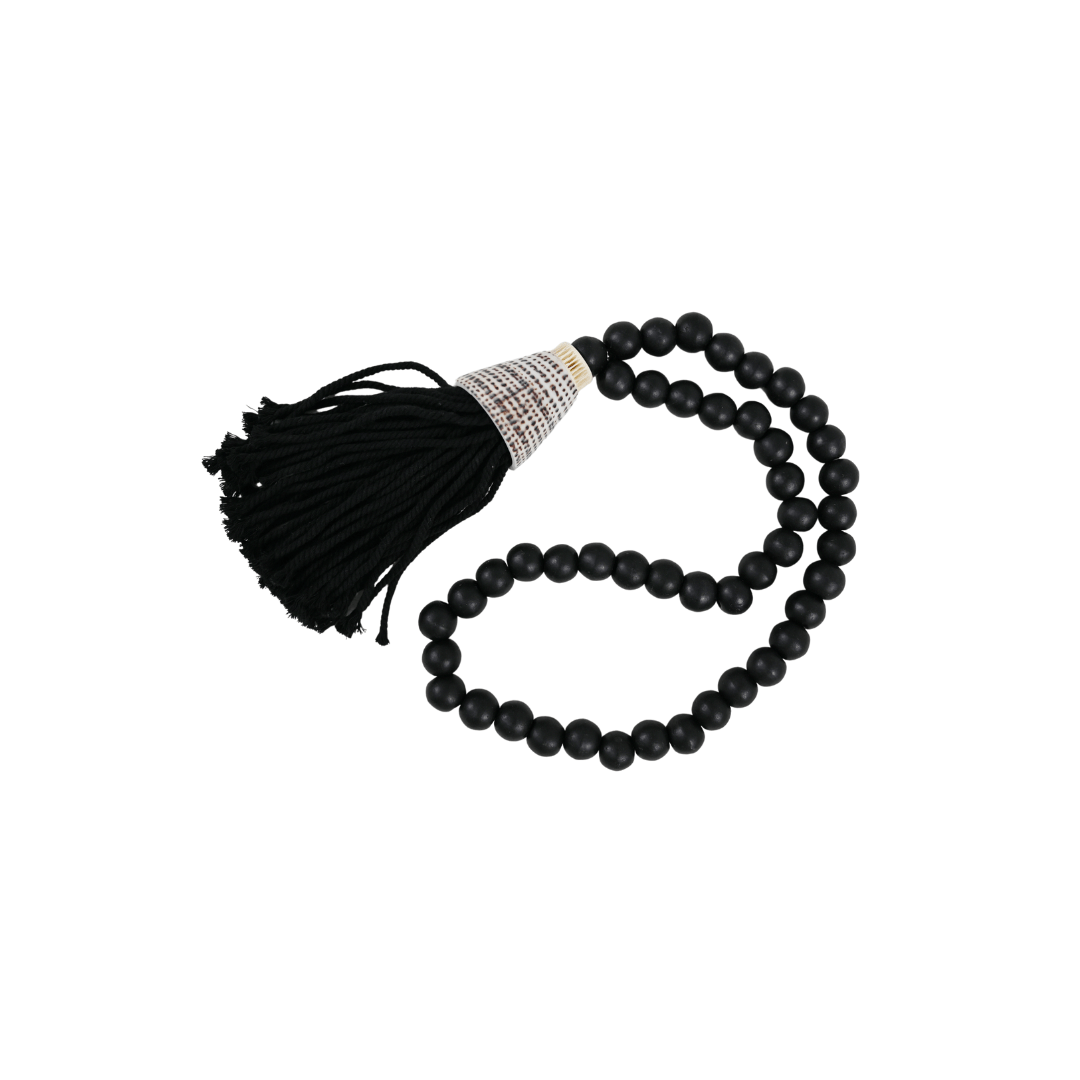 Zoco Home Home accessories Wooden Bead Necklace | Black 58cm