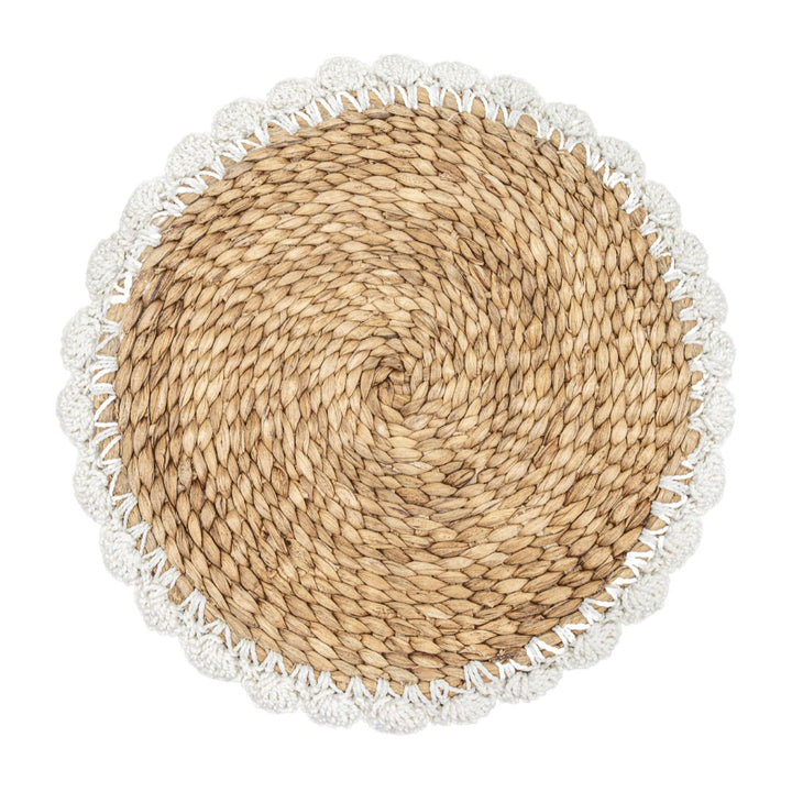Zyanya Mantel Individual | Ratán & Crochet