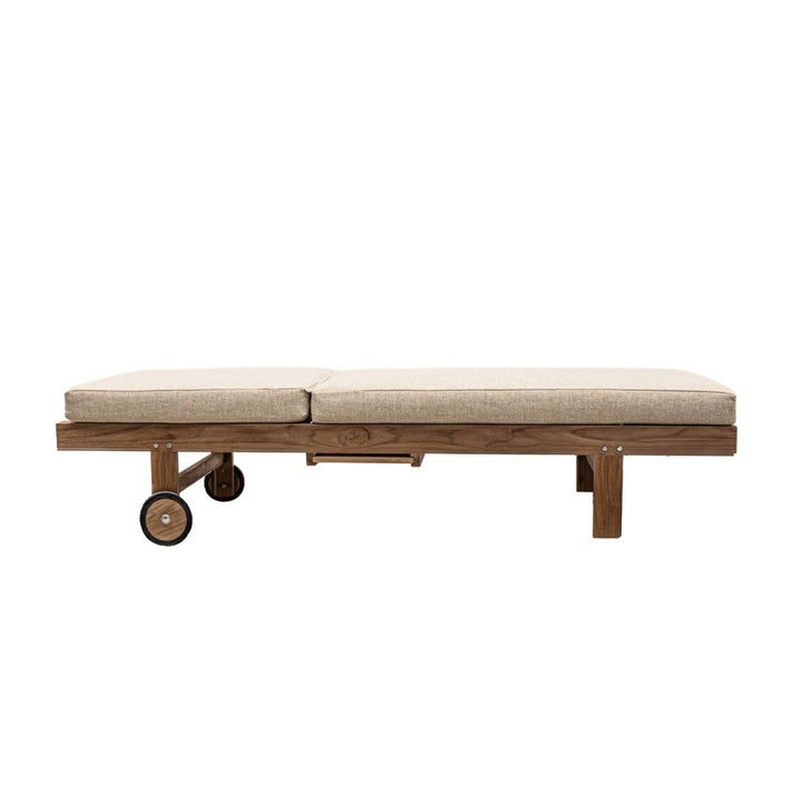 Tulum Teak Sunbed | Sand