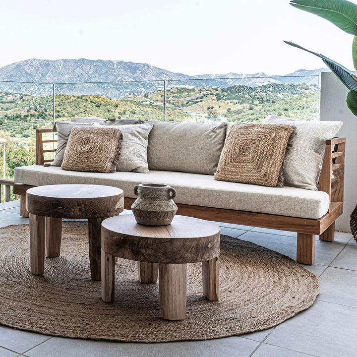 Amaya Three Seater Sofa | Sand