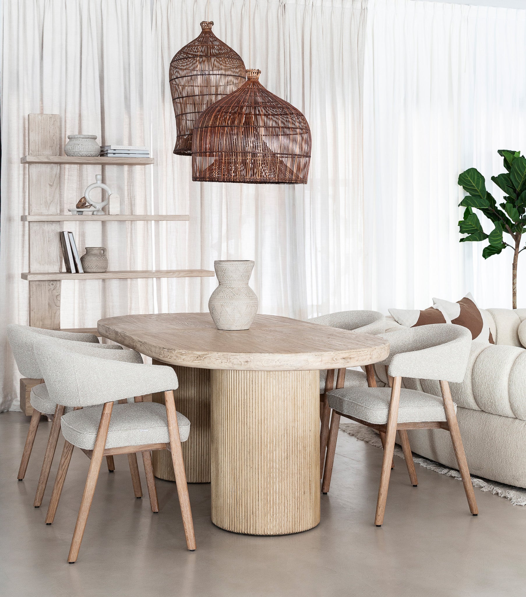 Elm Wood Landing Page Paros Collection Oriana Dining Table Hightlight 