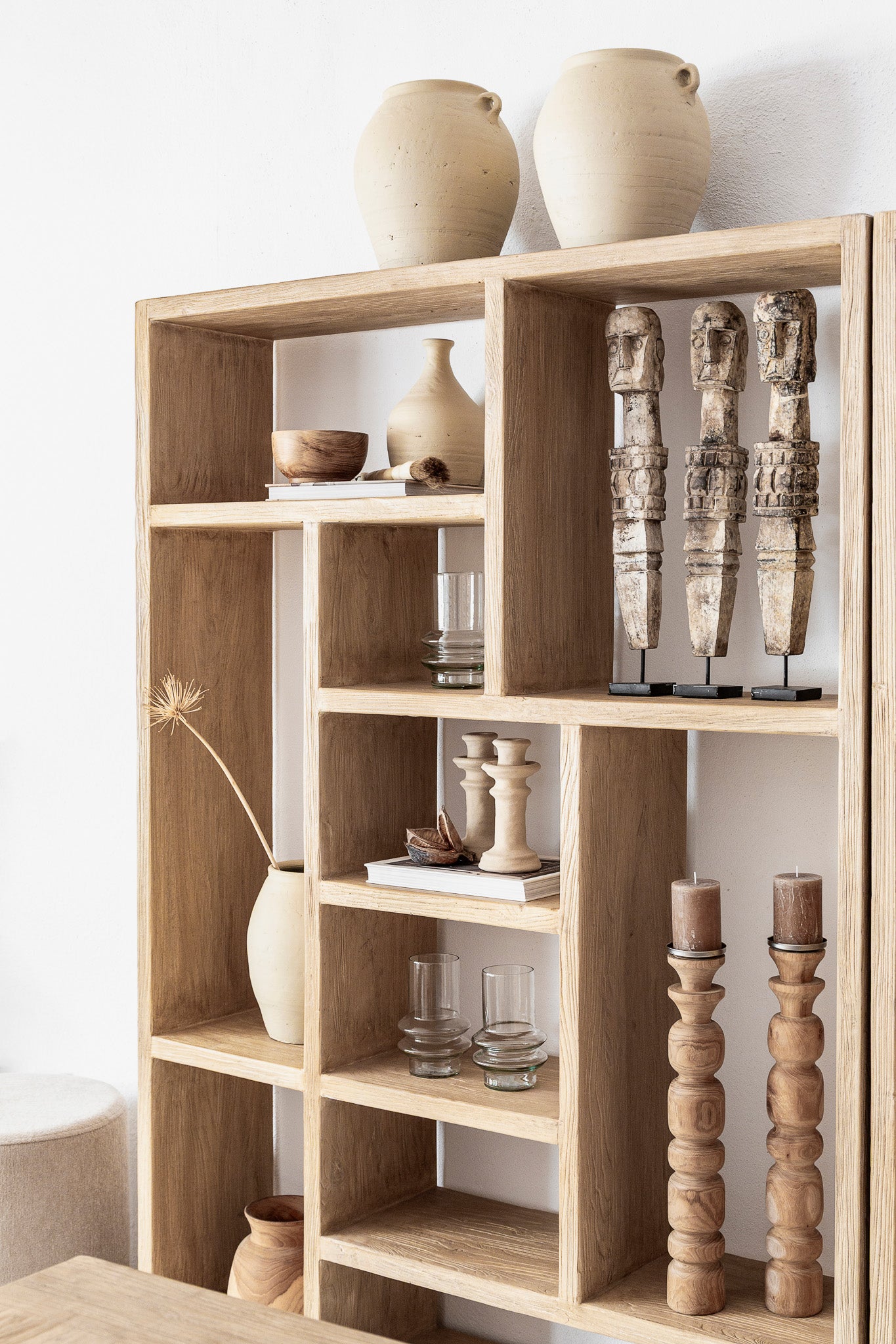 Elm Wood Landing Page Vega Collection Shelf Highlight