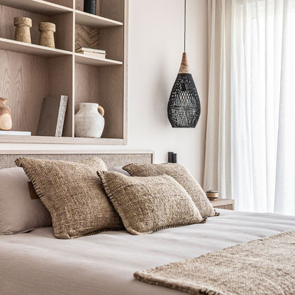 Cojín Cuadrado Etera Costura Enfrentada