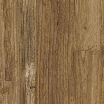 Close-up of a wooden shelf recycled teak