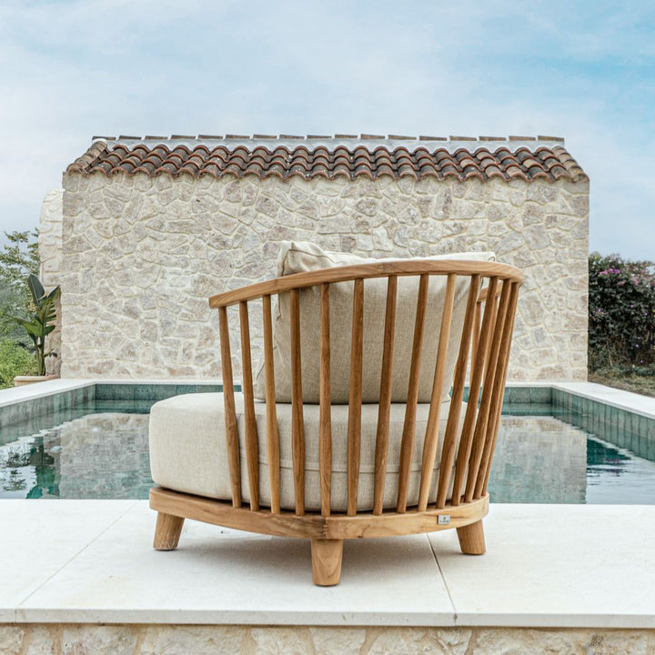 Sillón Kayu de teca | 80 x 92 x 73 cm