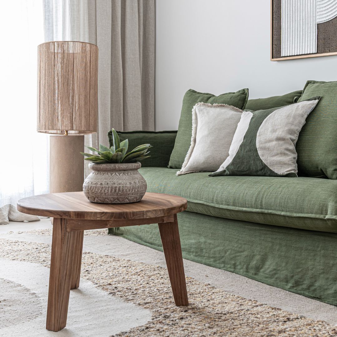 Round Teak Coffee Table | 65cm