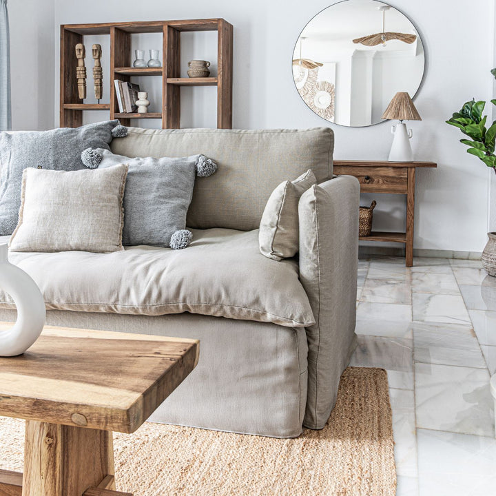 Tarifa Linen Sofa | 240cm