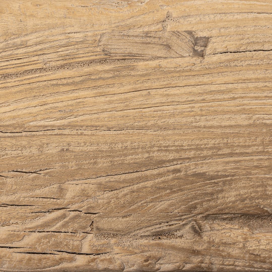 Vintage Elm Wood Bench