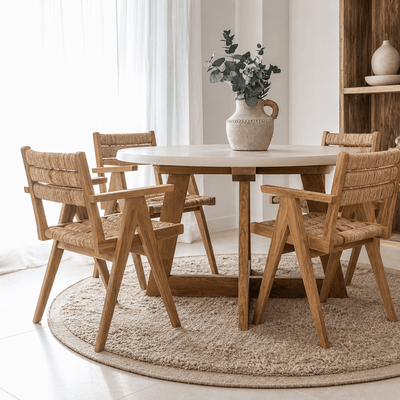 Zoco Home Furniture/Chair Abaca Dining Armchair