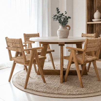 Zoco Home Furniture/Chair Abaca Dining Armchair