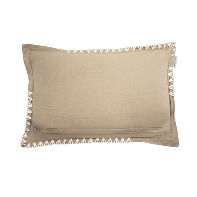 Zoco Home Cuscino rettangolare Amaira con bordino bianco | 60x40 cm