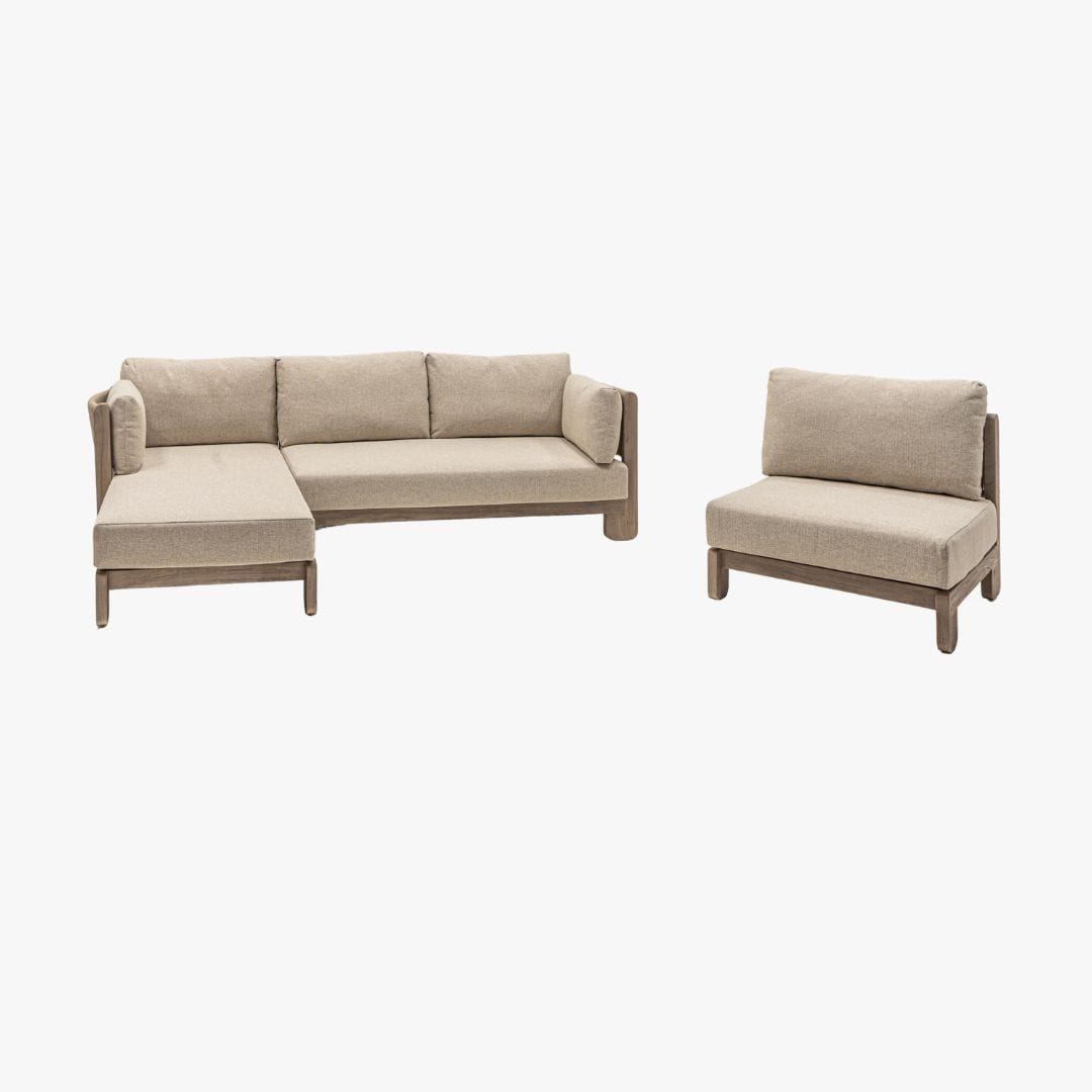 Zoco Home Outdoor/Sofa/Modular Amalfi Sofa