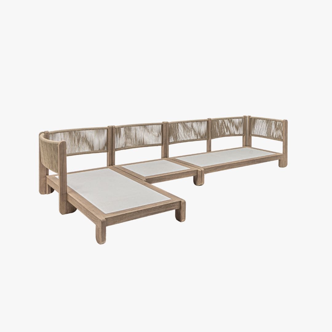 Zoco Home Outdoor/Sofa/Modular Amalfi Sofa