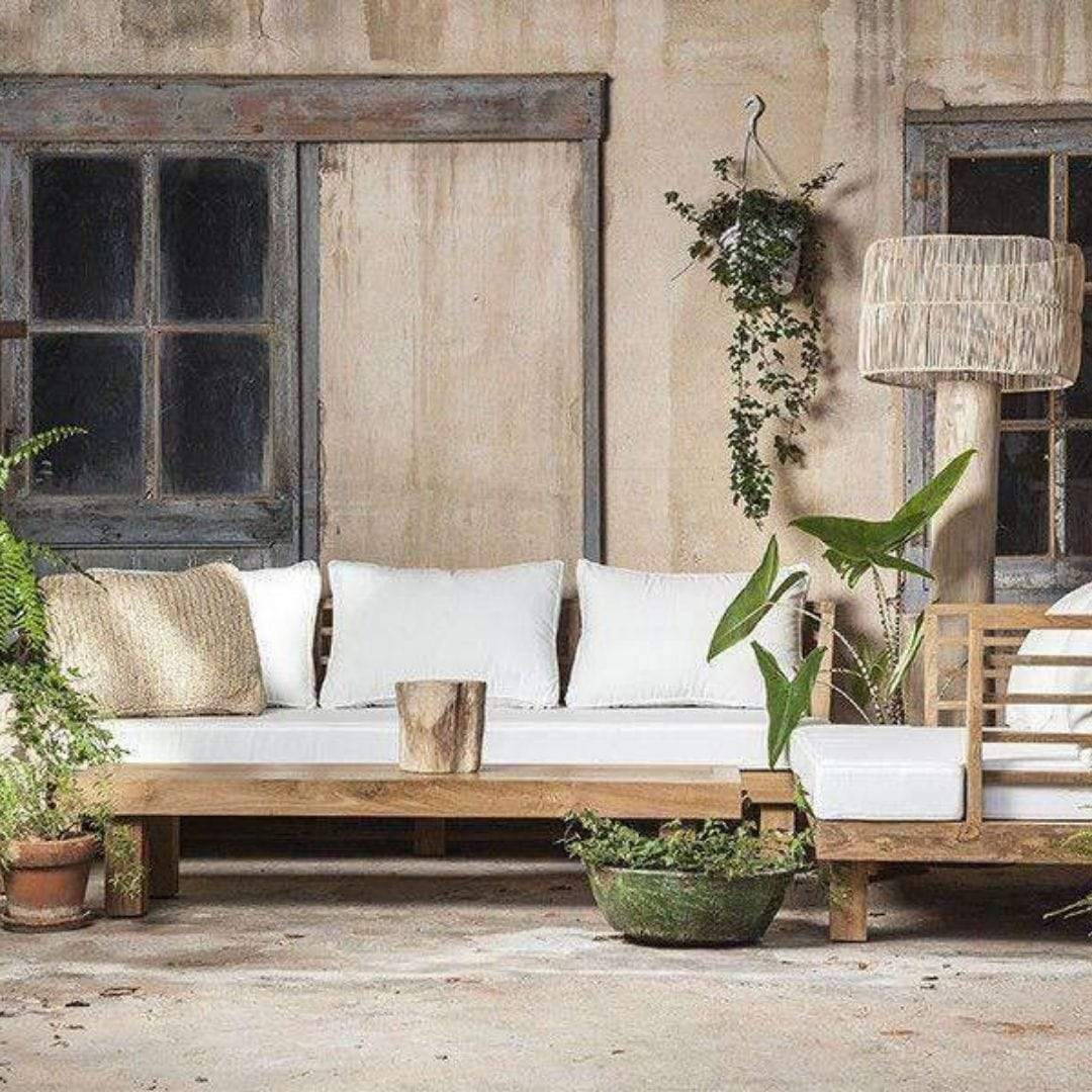 Zoco Home Outdoor/Sofa Amaya Solo Sofa | White