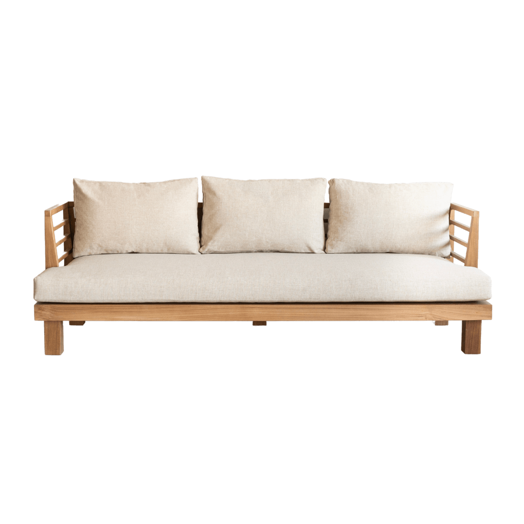 Zoco Home Outdoor/Sofa Amaya Three Seater Sofa | Sand