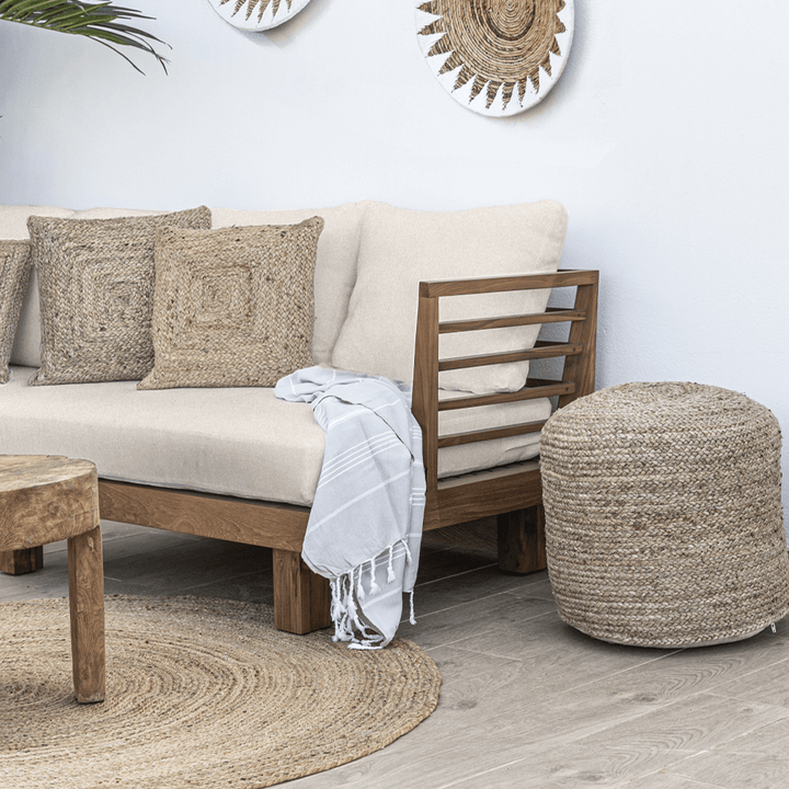 Zoco Home Outdoor Sofas Amaya Three Seater Sofa | Sand