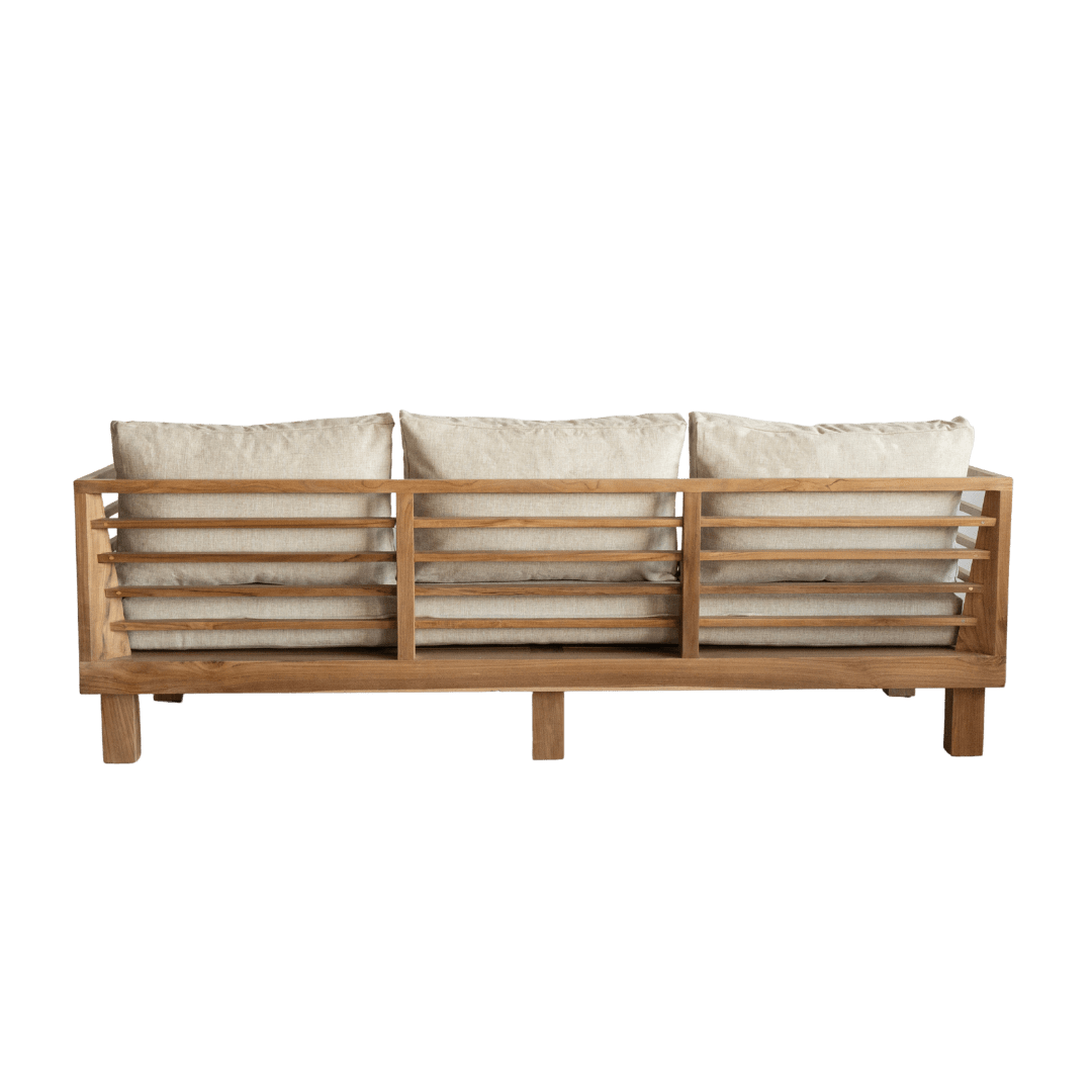 Zoco Home Outdoor Sofas Amaya Three Seater Sofa | Sand